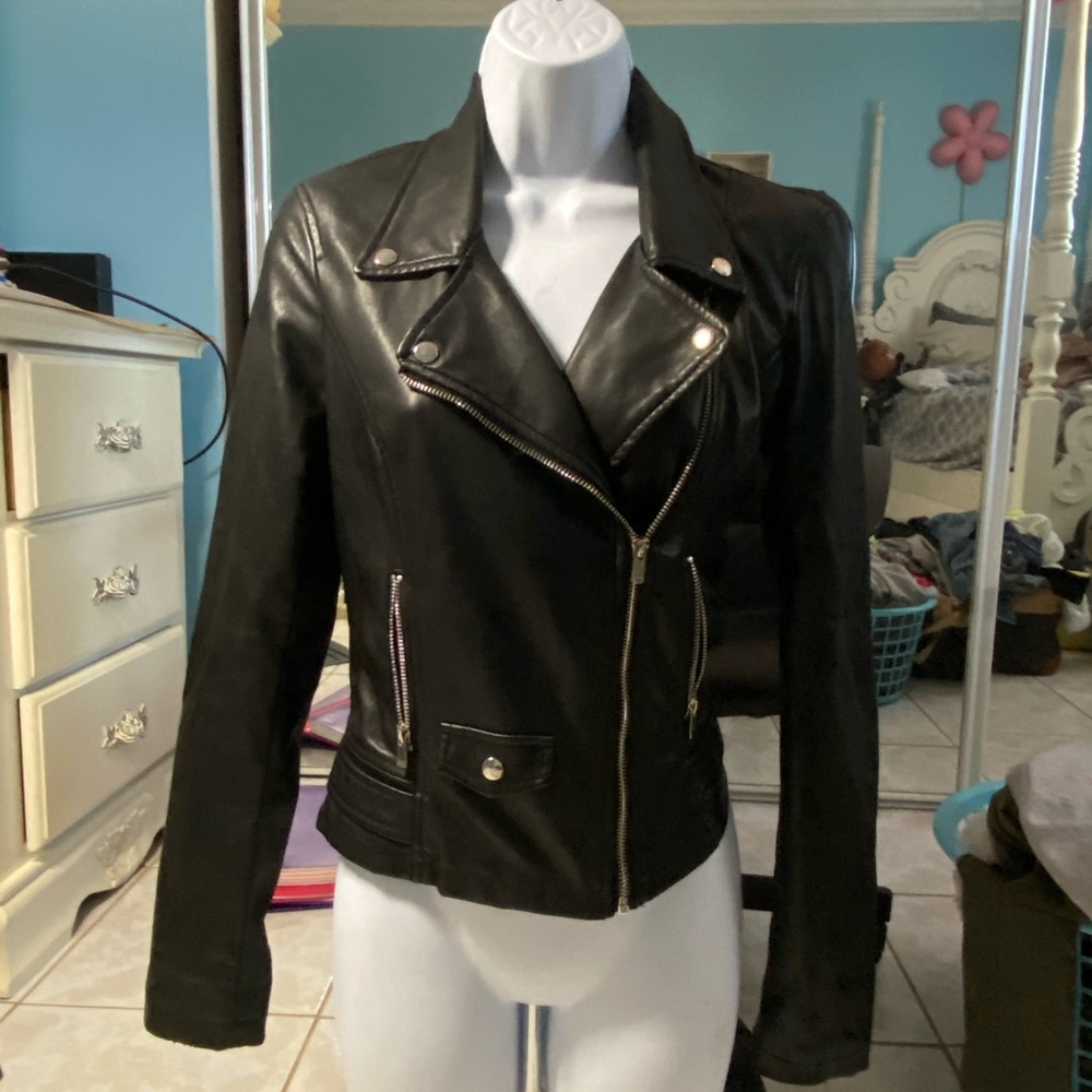 Zara leather jacket